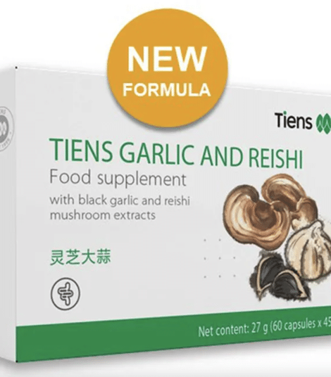 Tiens-garlic-reishi- Beli luk i ganoderma lucidum Fermentisani beli luk sa reiši (ganoderma lucidum)
